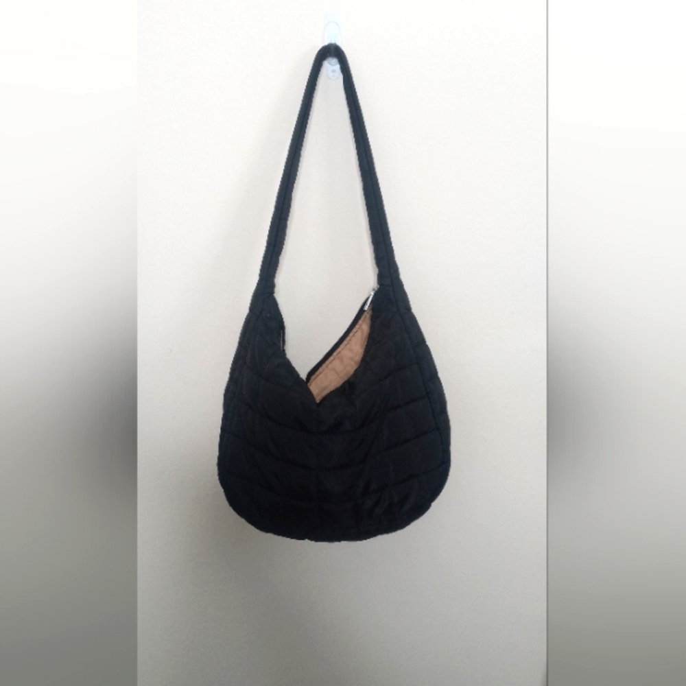 Black Quilted Shoulder Bag